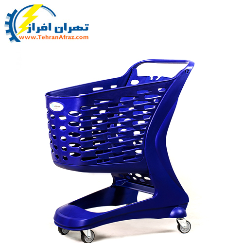 چرخ خرید فروشگاهی 90 لیتری مات-کد1325