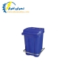 سطل زباله 40 لیتری پدال فلزی -کد 6014