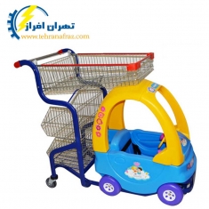 چرخ خرید کودک ماشین دار-کد1326